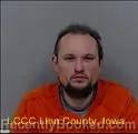 Booking photo from Linn County, Iowa