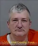 Booking photo from Linn County, Iowa