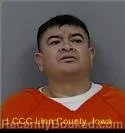 Booking photo from Linn County, Iowa