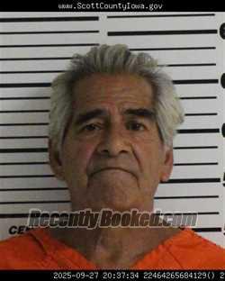 Booking photo from Scott County, Iowa