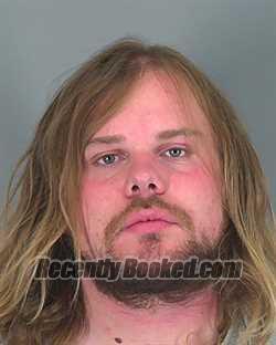 Booking photo from Spartanburg County, South Carolina