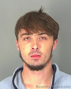 Booking photo from Spartanburg County, South Carolina