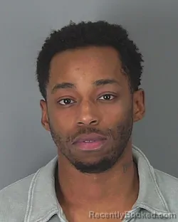 Booking photo from Spartanburg County, South Carolina