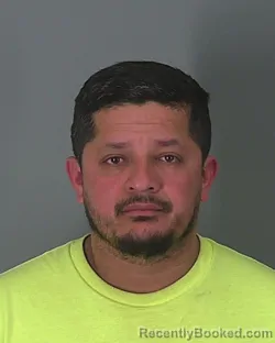 Booking photo from Spartanburg County, South Carolina