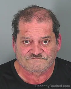 Booking photo from Spartanburg County, South Carolina