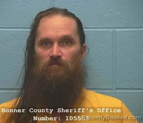 Booking photo from Bonner County, Idaho