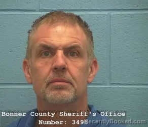 Booking photo from Bonner County, Idaho