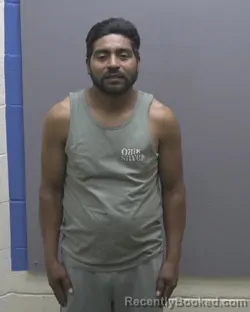 Booking photo from Alamance County, North Carolina