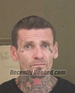 Booking photo from Tehama County, California