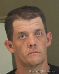 Booking photo from Tehama County, California