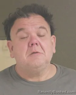 Booking photo from Tehama County, California