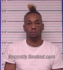 Booking photo from Bladen County, North Carolina