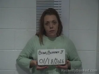 Mugshot of BRITTNEY J BROWN