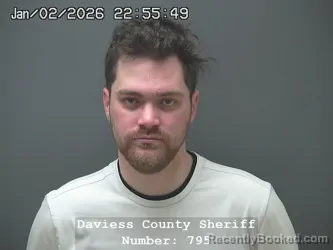Booking photo from Daviess County, Indiana
