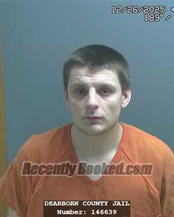 Booking photo from Dearborn County, Indiana