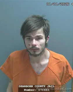 Booking photo from Dearborn County, Indiana