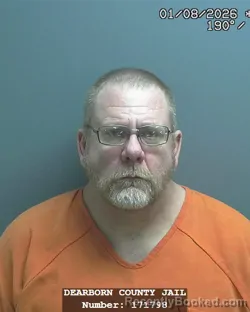 Booking photo from Dearborn County, Indiana