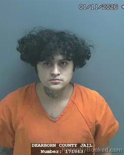 Booking photo from Dearborn County, Indiana