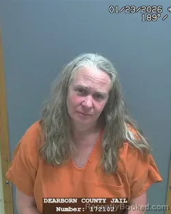 Booking photo from Dearborn County, Indiana