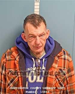 Booking photo from Huntington County, Indiana