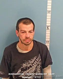 Booking photo from Huntington County, Indiana