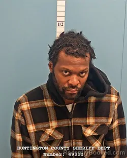 Booking photo from Huntington County, Indiana