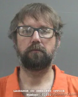 Booking photo from Lagrange County, Indiana