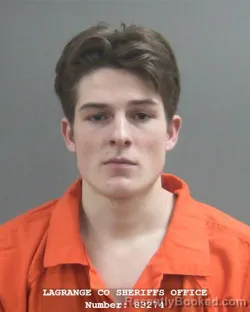 Booking photo from Lagrange County, Indiana