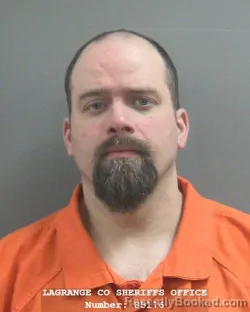Booking photo from Lagrange County, Indiana