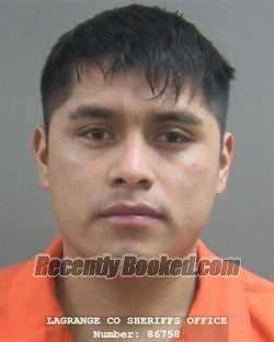 Booking photo from Lagrange County, Indiana