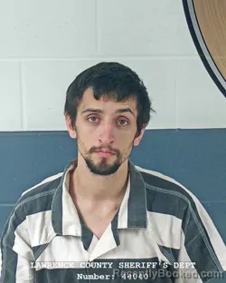 Booking photo from Lawrence County, Indiana