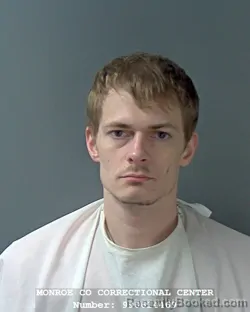 Booking photo from Monroe County, Indiana