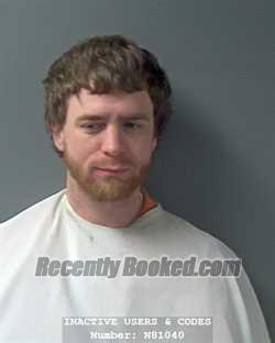 Booking photo from Monroe County, Indiana