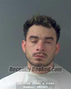 Booking photo from Monroe County, Indiana