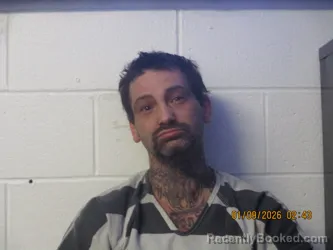 Booking photo from Orange County, Indiana