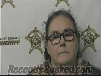 Booking photo from Scott County, Indiana
