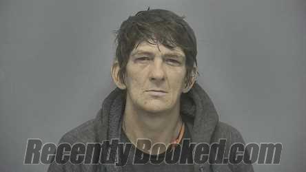 Booking photo from Vigo County, Indiana