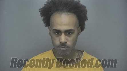 Booking photo from Vigo County, Indiana
