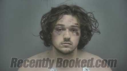 Booking photo from Vigo County, Indiana