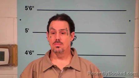 Booking photo from Bourbon County, Kentucky