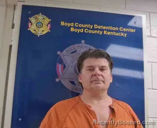 Booking photo from Boyd County, Kentucky