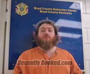 Booking photo from Boyd County, Kentucky