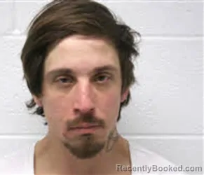 Booking photo from Macon County, North Carolina