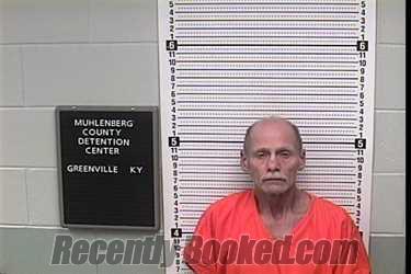 Booking photo from Muhlenberg County, Kentucky