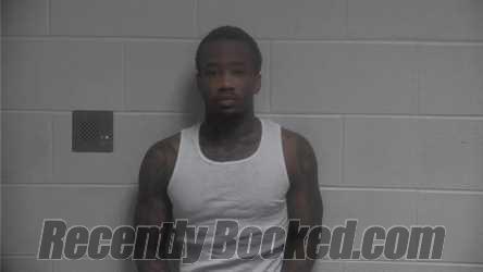 Booking photo from Oldham County, Kentucky