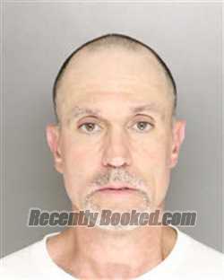 Booking photo from Moore County, North Carolina