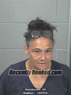 Booking photo from Penobscot County, Maine