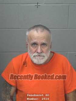 Booking photo from Penobscot County, Maine