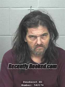 Booking photo from Penobscot County, Maine