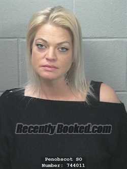 Booking photo from Penobscot County, Maine